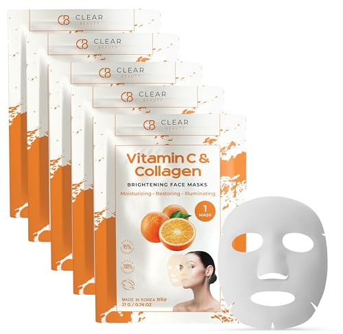 Vitamin C & Collagen Revitalizing Face Mask, Dermatologist Tested