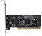 Fdit Carte contrôleur Raid PCI à 4 Ports SATA Carte contrôleur Raid Chipset Sil3114 1,5 Gbps, avec Lecteur CD