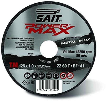 Mola da taglio piana POWER MAX - TM ZZ 36 T Sait