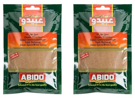 Lot 2x Sept épices - Abido - sachet 50g