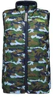 Tygo & Vito Jungen wendbare Weste Bodywarmer army green X202-6205 (146/152)