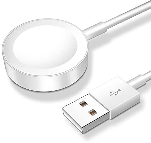 𝟐𝟎𝟐𝟔 𝐔𝐩𝐠𝐫𝐚𝐝𝐞𝐝 for Apple Watch Charger Magnetic Fast Charging Cable [Portable] Magnetic Wireless Charging Compatible with iWatch Series Ultra/SE/11/10/9/8/7/6/5/4/-[3.3FT] White