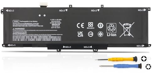 K KYUER ZG06XL Laptop Batteri för HP Elitebook 1050 G1, ZBook Studio G5, ZBook Studio X360 G5 Mobile Workstation Series HSTNN-1B8H HSTNN-IB8H HSN-Q11C L07045-855 L07046-855 L07351-1C1 95.9Wh 6-Cells