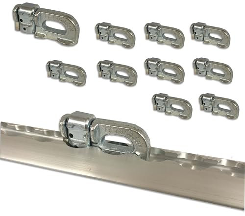 Doppel Fitting Endbeschlag für Airlineschiene Double Stud ohne Ring 10 Stück