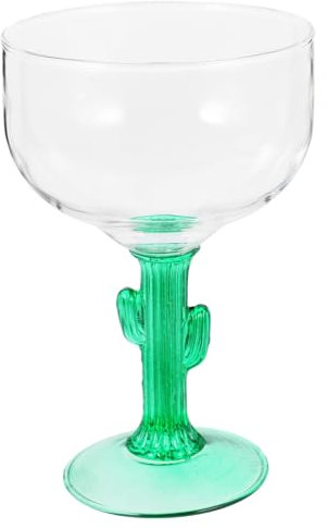 Cabilock Copa De Vino Estable De 400 Ml Para Beber Margaritas De Cactus Única Para Mesa Decorativa Elegante