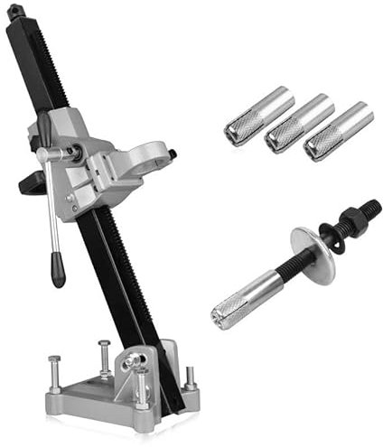 STAKO Neigbarer Bohrständer für Kernbohrgerät mit Montageklemme 60 mm – Kernbohrständer 9 kg – Bohreinheit – Hubbereich 60 cm