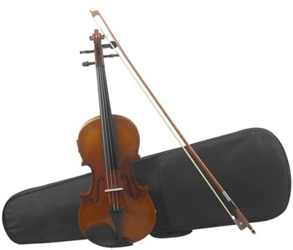 Erwachsenen geige Anfänger Violine 4/4 Elektrische Violine Set Ahorn Panel Vintage Violine Für Aufführungen(Vintage color)