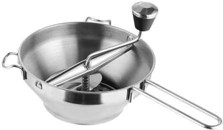 PHENOFICE Presse-purée Manuel En Acier Inoxydable 3 Disques, Mixeur Manuel Polyvalent Pour Aliments, Fruits Et Légumes, Adapté Aux Bébés Et Préparation De Confitures