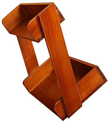 NUOBESTY Desk Organizer Holzregal Multifunktionale Ablage Für Schreibtisch Kosmetik Und Bürobedarf Stöckiger Aufbewahrungshalter Elegantes Design Für Zuhause Und Büro