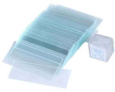 COSMEVIVI Mikroskop-zubehör 50 Objektträger 100 Quadratische Deckgläser Einfach Zu Verwenden Ideal Für Das Lernen Von Jungen Und Mädchen