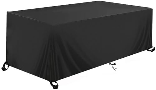 Wasserdicht Gartenmöbel Abdeckung 190x80x100cm/LxWxH Nach Maß Rechteckig Gartentisch Abdeckplane,Outdoor Lounge Abdeckplane,Anti-UV 600D Oxford Schutzhülle Gartenmöbel Regenschutz und Staubfest
