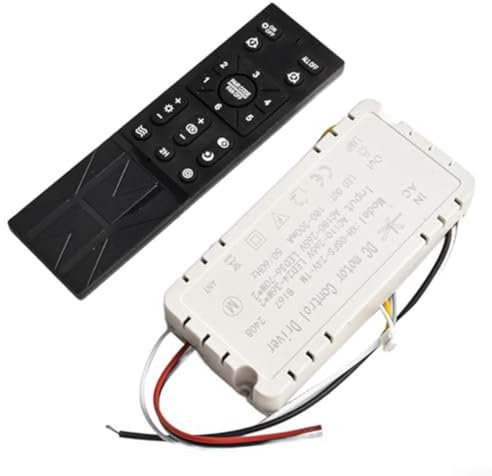 Telecomando per ventilatore a soffitto a 6 velocità, telecomando per ventilatore a soffitto domestico, accessori driver controller dimmerabili
