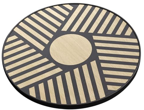Holz Wackble Balance Board - Nicht -Slip -Kern -Stabilitätstrainer | Hochleistungs-Stabilitätsscheibe für Bewegung, Physiotherapie und Fitness-Trainingsausrüstung für Erwachsene Seniorensportler