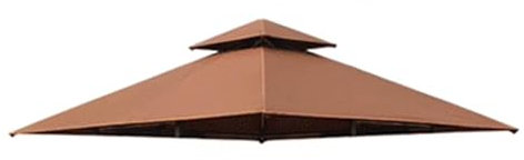 Generisch Ersatzdach for Sonnenschirm mit Quadratischem Stoffbezug, Terrassenschirm for Garten, Deck, Pool, Unterhaltung, Café, Picknick, Nur mit Bezug