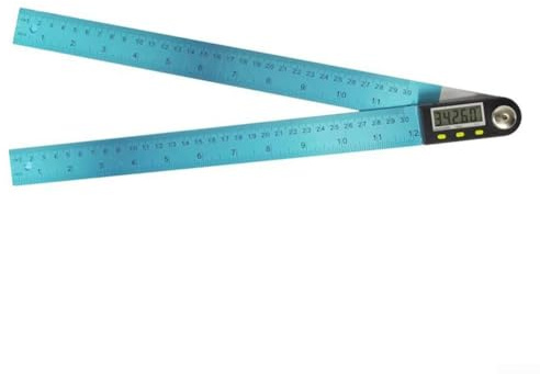Goniometro digitale professionale con struttura in acciaio inossidabile per un uso duraturo (300 mm)