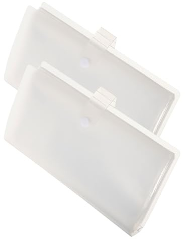 Healeved Álbum Organizador Transparente para Billetes y Entradas 40 Bolsillos 80 Tarjetas y Cierre a Presión Portátil y Resistente Adecuado para Coleccionar Billetes de Avión Entradas