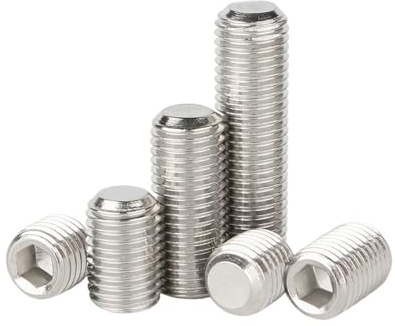 M3 M4 M5 M6 M8 M10 M12 M14 M16 304 Edelstahl Feingewinde Sechskant Innensechskant Flachspitz-Gewindestift(30mm,M14x1.5mm-1pcs)