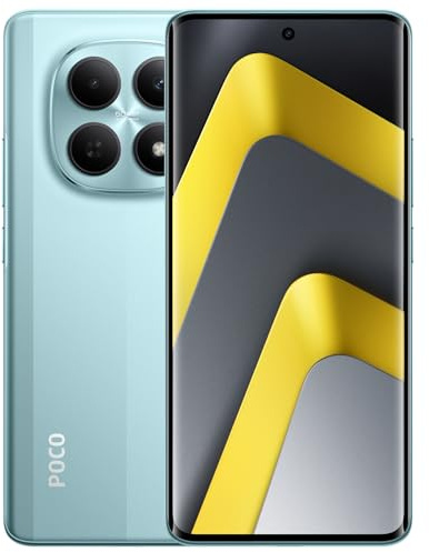 XIAOMI POCO M8 5G - Smartphone da 8+512 GB, Schermo da 6,77 120 Hz Flow AMOLED, Snapdragon 6 Gen 3, Doppia fotocamera da 50 MP IA, Caricatore non incluso, Verde