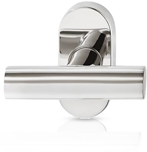 Drehkipp-Rasterolive Fenstergriff Edelstahl Fensterolive T-Form WH2110 | Fenster-Beschlag mit 90°-Rasterung für Drehkippfenster | Edelstahl PVD poliert glänzend | 1 Stück - Design-Griff für Fenster