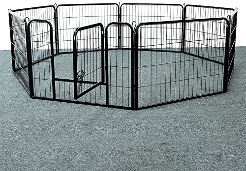 Puertas de Seguridad para Niños,Barrera de Seguridad para Niños Perro Rejilla de Protección Plegable para Chimenea Escalera Puerta,Barrera De Seguridad para Perros ((Negro 8 Piezas))