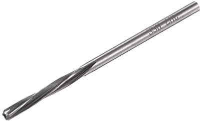 sourcing map Spann Reibahle 3mm H7 4241 Hochgeschwindigkeitsstahl Spiralnuten Drehmaschine Reibahle Fräser