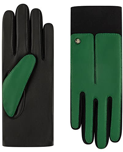 Roeckl Damen Stockholm Touch Lederhandschuhe, Green, 6.5