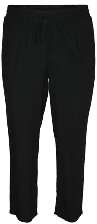 VERO MODA CURVE dam Vmjesmilo ankelbyxor WVN Ga Noos Cur byxor, svart, 52