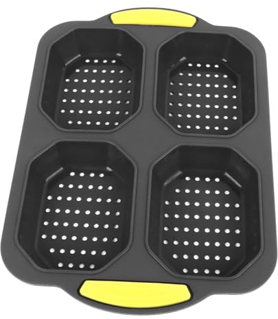 Moule à pain en silicone à 4 grilles pour la cuisson de baguettes françaises, moule à pain Hot Dog Antiadhésif, passe au lave-vaisselle, résistant à la chaleur