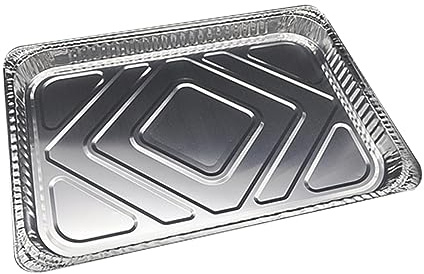 Cabilock 10 Pièces Papier D'aluminium Pour Barbecue Plateau En Papier D'aluminium Casseroles En Papier D'aluminium Lèchefrite En Aluminium Plateaux De Fruits Feuille D'étain Assiette