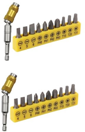 Uonlytech 2sets Flessibile Per Trapano Magnetici e Testa Pivotante Estensione Per e Spazi Ristetti