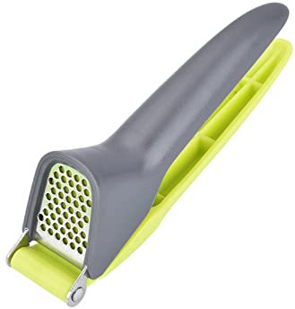 ISCBAFYX Knoblauchzerkleinerer, Edelstahl, Handpresse, Knoblauchzerkleinerer, Knoblauchzerkleinerer, Knoblauchzerkleinerer, Knoblauchzerkleinerer, manueller Knoblauchzerkleinerer, Küchenutensilien