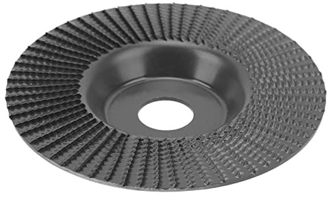 SZTVECFW Disque de Sculpture sur Bois Disque de façonnage for meuleuse Disque abrasif en carbure de tungstène de 100 mm for Le Travail du Bois(Black)