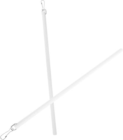 Cabilock 2St Gardinenstange unsichtbarer Vorhangstab blinder Neigungsstab Vorhangöffner vorhangstangen fenstervorhang Fensterrollo-Kippstab Gardinenzugstangen für Gardinen Acryl Transparent