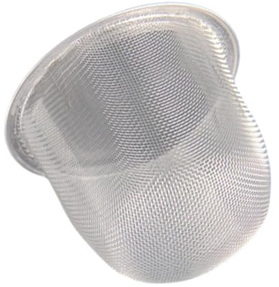 kowaku Remplacement en métal de Filtre de théière d'infuseur à thé, passoire à thé portative réutilisable d'acier Inoxydable de Feuille en Vrac pour Le jus, 6CM