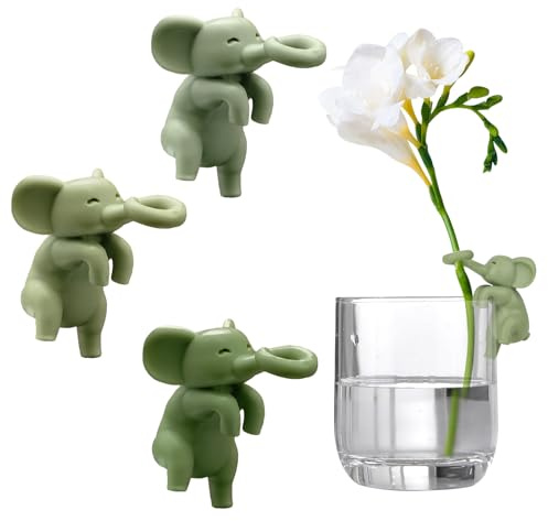 Pflanzenvermehrungsfreunde, Elefant Pflanzenvermehrung Halterung, Pflanze Unterstützung für Sprossen, Stämme, Triebe und Stecklinge, Pflanze Unterstützer für Indoor-Garten Pflanze Liebhaber, 3PCS