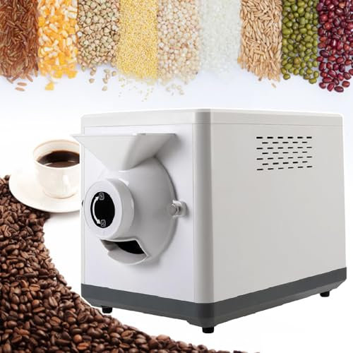 Electric Coffee Roaster Machine, 1600W Home Bean Roaster with Adjustable Temperature (212°F-482°F), Stovetop Compatible, 220V for Perfect Home Brewing