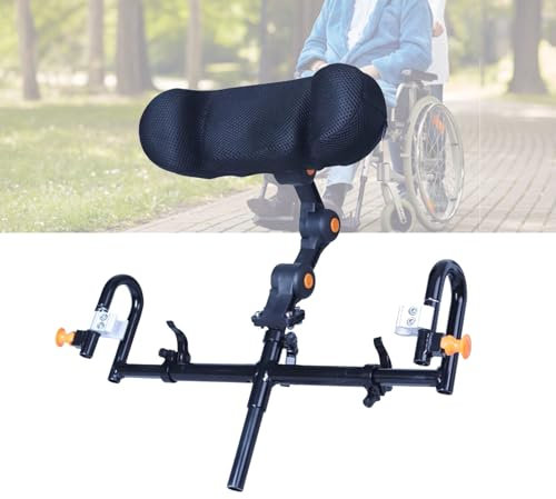 Rollstuhl-Kopfstützen-Rückenlehne, Kopfstütze, Rollstuhl-Nackenstütze für Erwachsene, verstellbare Kopfstützen-Nackenstütze, abnehmbares Rollstuhl-Verlängerungskissen für Universal-Rollstühl