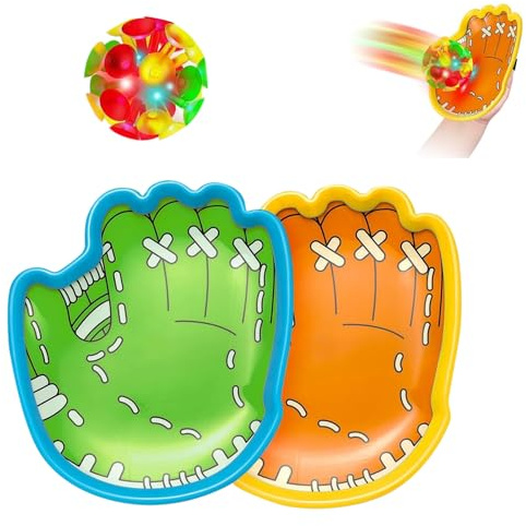 Huxibai Ballspiel zum Werfen und Fangen | Set zum Fangen von Ball mit LED-Kugel für Pool | lustige Outdoor-Aktivitäten für Teenager, Kinder, Jugendliche, Erwachsene, Geburtstag, Reisen
