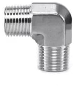 PIUHRKLEVD 3/8-1/2 BSP Male Elbow 304 Stainless Steel High Pressure Forging Pipe Fitting