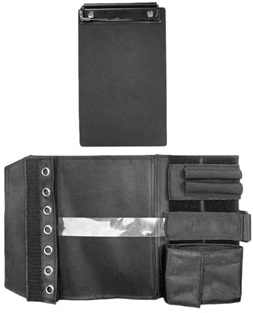 Genouillère Aéronautique pour Pilote, Planchette de Vol avec Sangle Réglable, 7 Compartiments pour Cartes et Bloc-Notes, Support de Genou pour Aviation