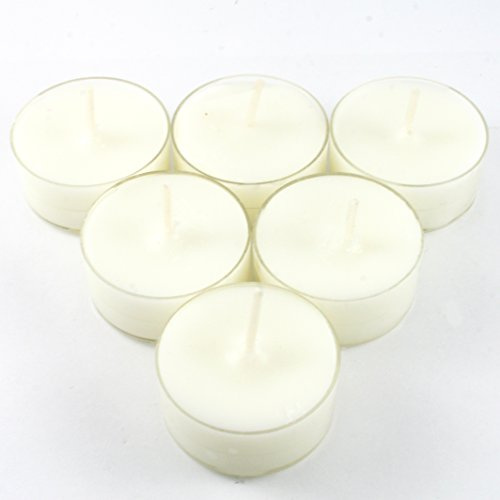 Handmade Premium Quality Highly Scented 6 Tea Light Candles (Baby Powder)