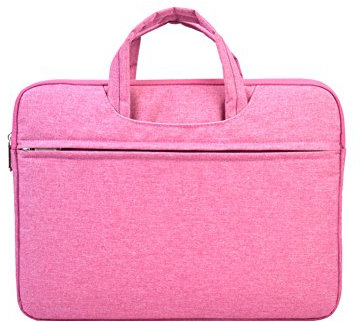 Housse de Protection pour Laptop/New Macbook/Macbook Pro/Macbook Air/Ordinateur Portable/Ultrabook avec Poignée 12 Pouce Rosé