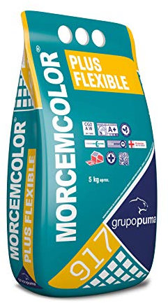 MORTERO PARA REJUNTADO 5 KG MORCEMCOLOR PUMA (GRIS PLATA 1953)