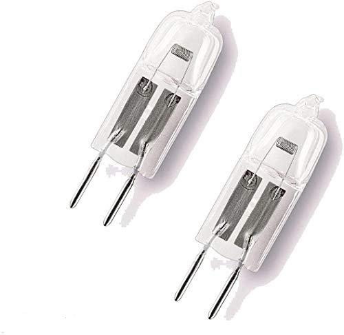Lot de 2 ampoules halogènes 24 V 20 W G4 3000 K 350 lumens 30 x 9 mm
