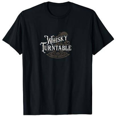 Whisky Turntable Logo Vintage - Single Malt Fan T-Shirt