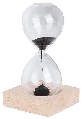 Sablier Sable Sablier, Verre + Bois + Poudre De Fer Matériel Chambre Clients pour La Décoration De La Maison Ornement Amis