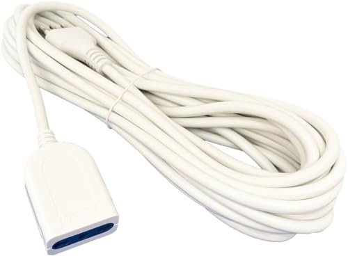 Prolunga Bipasso 10 Metri Cavo Elettrico Spina 10/16A Presa Schuko 250V Max 1500W