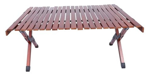 Parliky Campingtische Tragbarer Klappbarer Esstisch Aus Holz Outdoor-Tisch Snack-Tisch Für Outdoor-aktivitäten