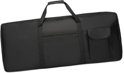 Dickly Keyboardtasche Keyboardtasche mit Tasche Gepolsterte Handtasche Verdickte Keyboard-Gigbag Wasserdicht für Musikstudio Outdoor, 76 Tasten