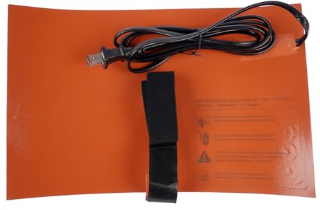 PVC Heat Blanket, PVC Heating Blanket for 1/2 to 1-1/2 PVC Conduit Pipe Bending, 120V 200W PVC Pipe Bender Temperature Controlled Silicone Material Pipe Heater Mustrod